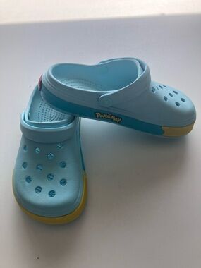 Pokémon Xinyimei Light Blue Clog Sandles Kids Size EU 34-35